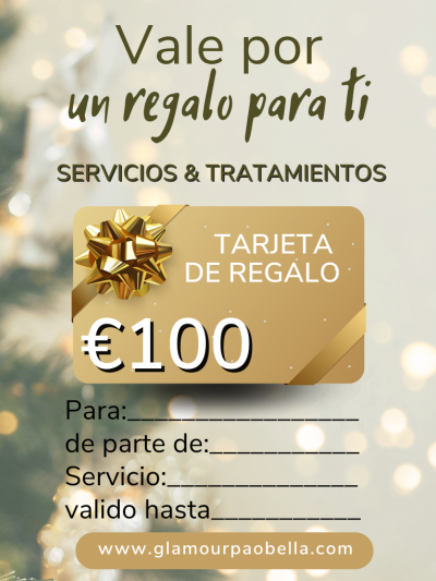 Tarjeta Regalo GlamourPaoBella €100