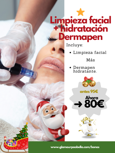 ⭐ Limpieza facial + hidratación Dermapen